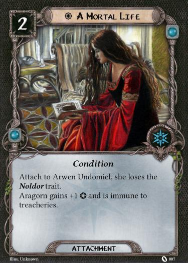 LORD OF THE RINGS CCG FotR  THE CHOICE OF LUTHIEN 